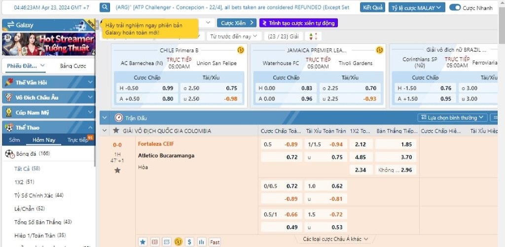 Tại FB68 cung cấp đa dạng các loại hình thể thao khác nhau